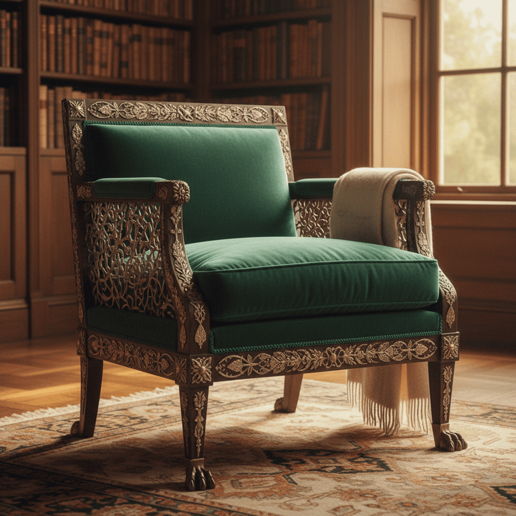 Металлические декоративные элементы в отделке мягкой мебели