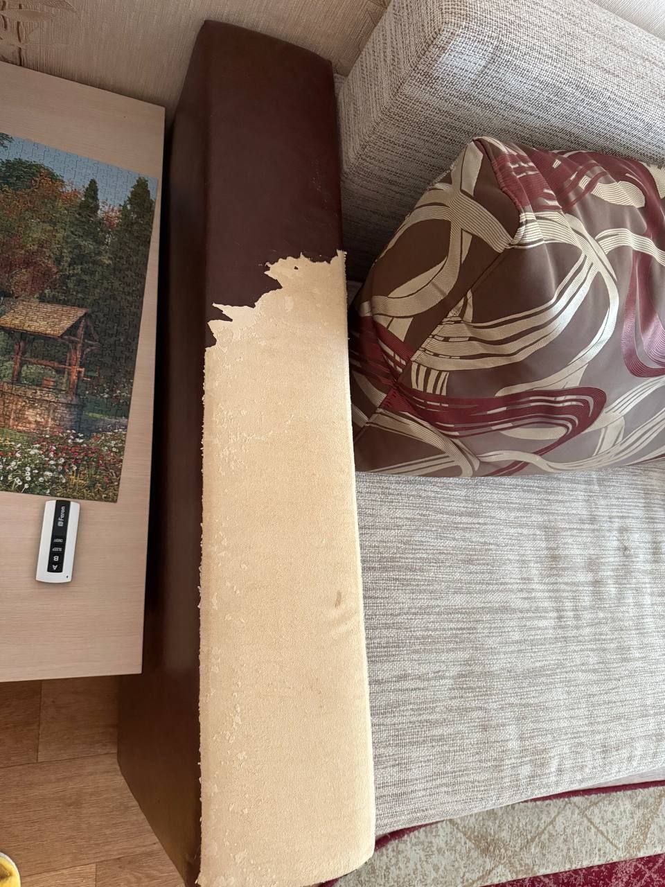 Перетяжка подлокотников мебели